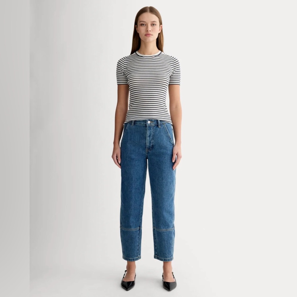 Everlane Women's Utility Barrel Blue Jeans